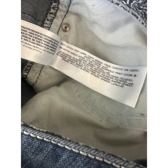 Ariat R.E.A.L. Women's Straight Leg Jean Mid Rise Blue Denim Size 29 XL X-Long - Picture 8 of 10